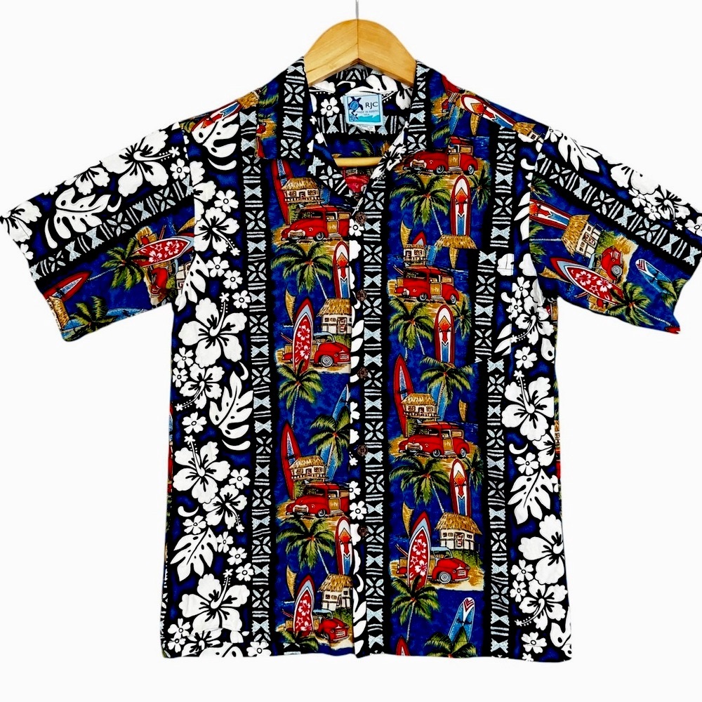 RJC Hawaiian Shirt Size 14 | Made in Hawaii Surf Aloha Vibes